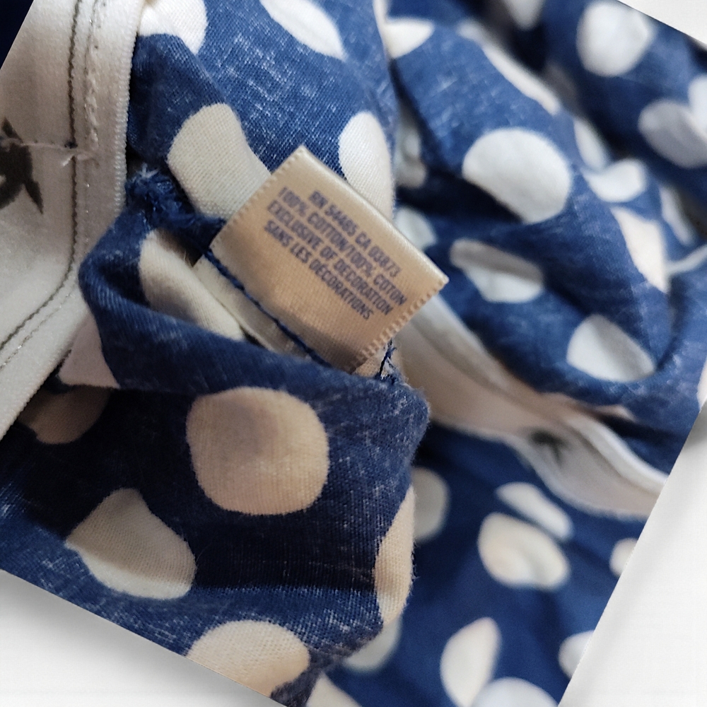Aerie Navy Polka Dot Shorts - Picture 7 of 7